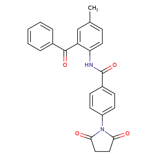 N-(2-benzoyl-4-methylphenyl)-4-(2,5-dioxopyrrolidin-1-yl)benzamide
