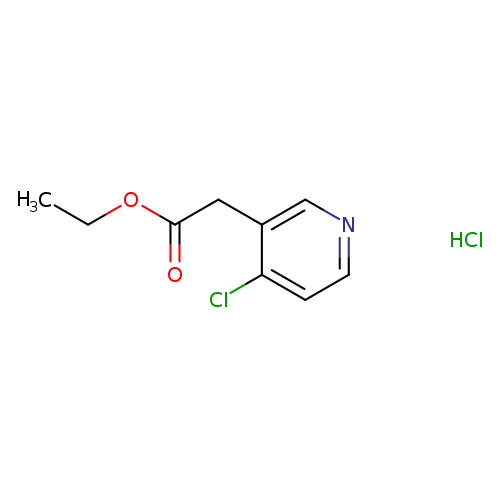 ethyl 2-(4-chloropyridin-3-yl)acetate hydrochloride