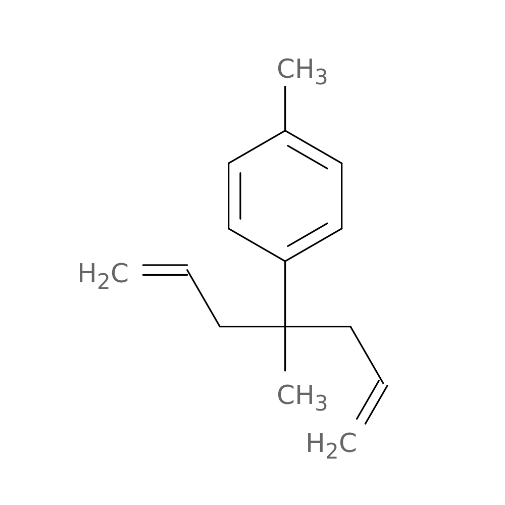 1-Methyl-4-(4-methylhepta-1,6-dien-4-yl)benzene