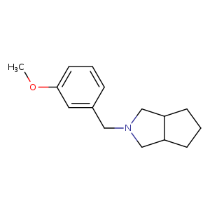2-[(3-methoxyphenyl)methyl]-octahydrocyclopenta[c]pyrrole