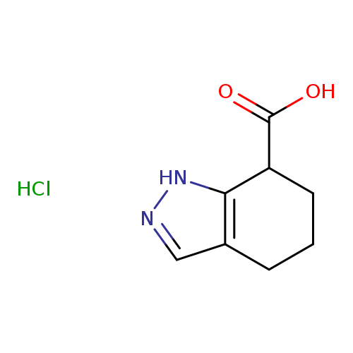 4,5,6,7-tetrahydro-1H-indazole-7-carboxylic acid hydrochloride