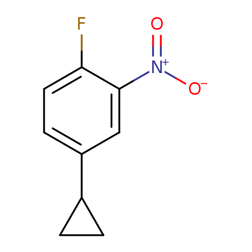 4-cyclopropyl-1-fluoro-2-nitrobenzene