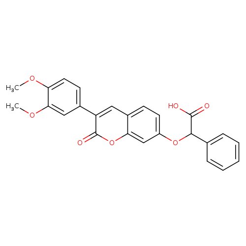 2-[3-(3,4-Dimethoxyphenyl)-2-oxochromen-7-yl]oxy-2-phenylacetic acid