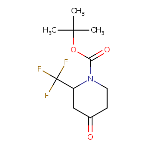 1-Piperidinecarboxylic acid, 4-oxo-2-(trifluoromethyl)-, 1,1-dimethylethyl ester