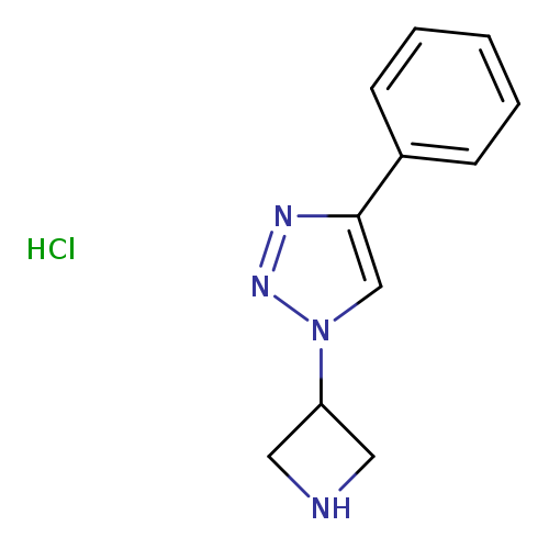 1-(azetidin-3-yl)-4-phenyl-1H-1,2,3-triazole hydrochloride