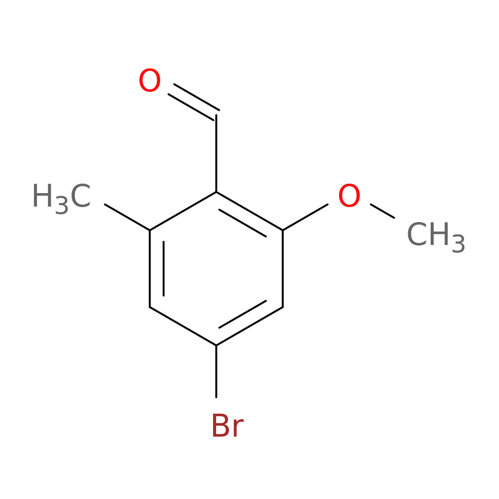 4-Bromo-2-methoxy-6-methylbenzaldehyde