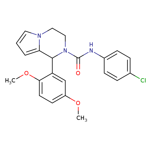 N-(4-chlorophenyl)-1-(2,5-dimethoxyphenyl)-1H,2H,3H,4H-pyrrolo[1,2-a]pyrazine-2-carboxamide