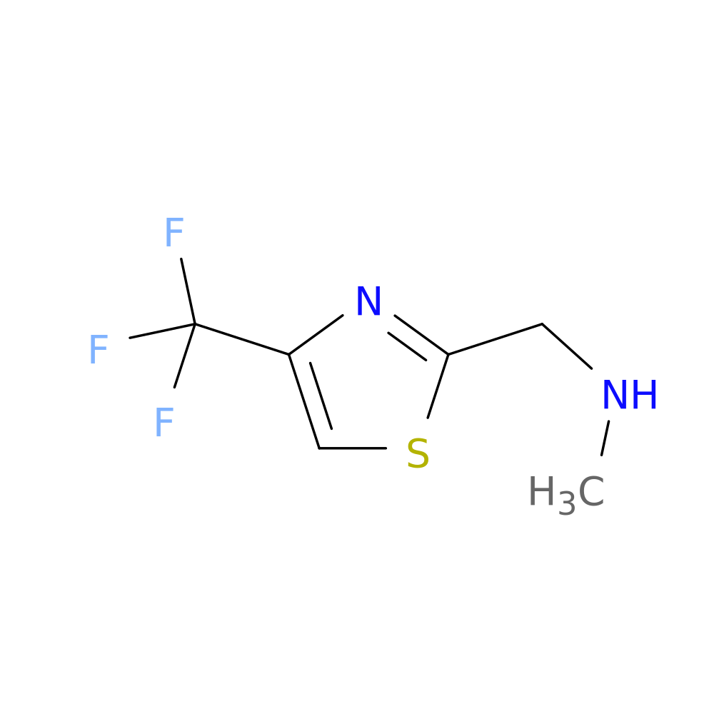 Methyl(([4-(trifluoromethyl)-1,3-thiazol-2-yl]methyl))amine