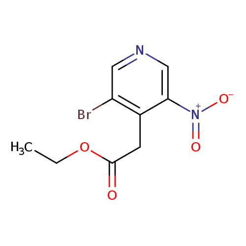 Ethyl 3-bromo-5-nitropyridine-4-acetate
