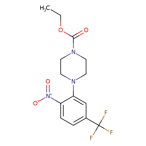 ethyl 4-[2-nitro-5-(trifluoromethyl)phenyl]piperazine-1-carboxylate