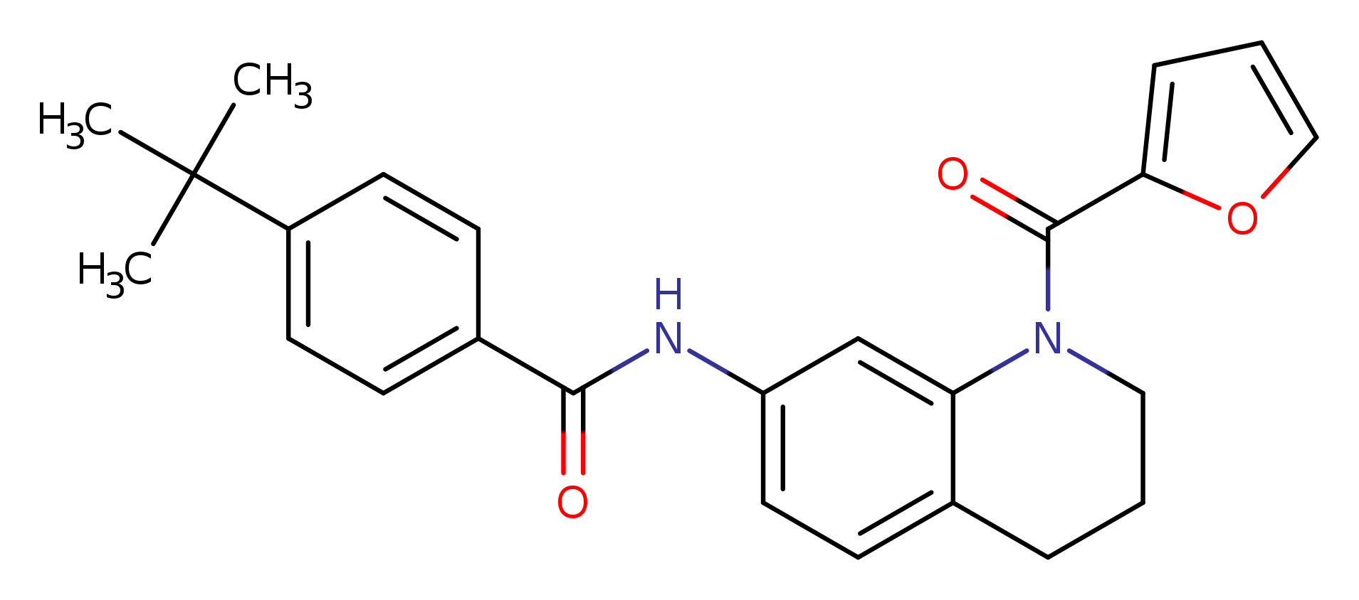 4-tert-butyl-N-[1-(furan-2-carbonyl)-1,2,3,4-tetrahydroquinolin-7-yl]benzamide