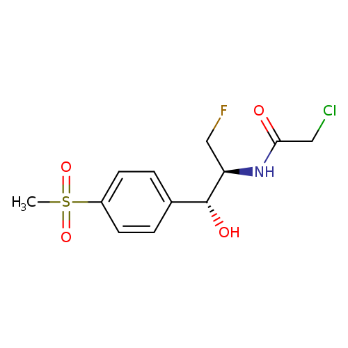 Acetamide, 2-chloro-N-[(1S,2R)-1-(fluoromethyl)-2-hydroxy-2-[4-(methylsulfonyl)phenyl]ethyl]-