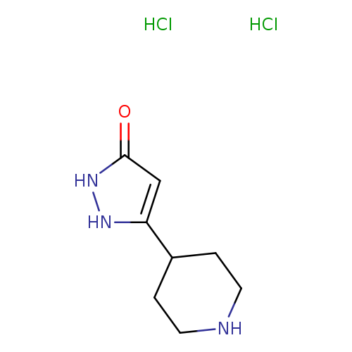 5-(piperidin-4-yl)-2,3-dihydro-1H-pyrazol-3-one dihydrochloride