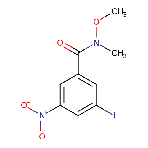 3-Iodo-n-methoxy-n-methyl-5-nitrobenzamide