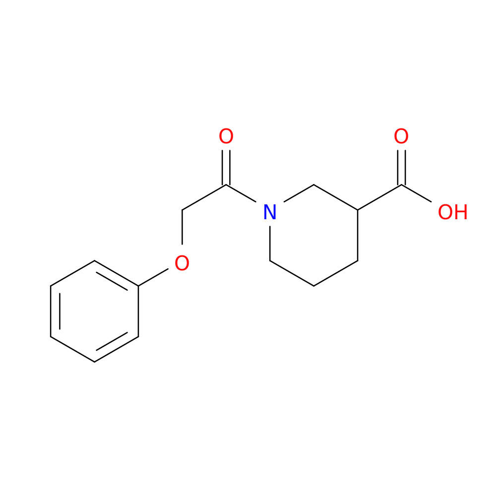 1-(2-PHenoxyacetyl)piperidine-3-carboxylic acid