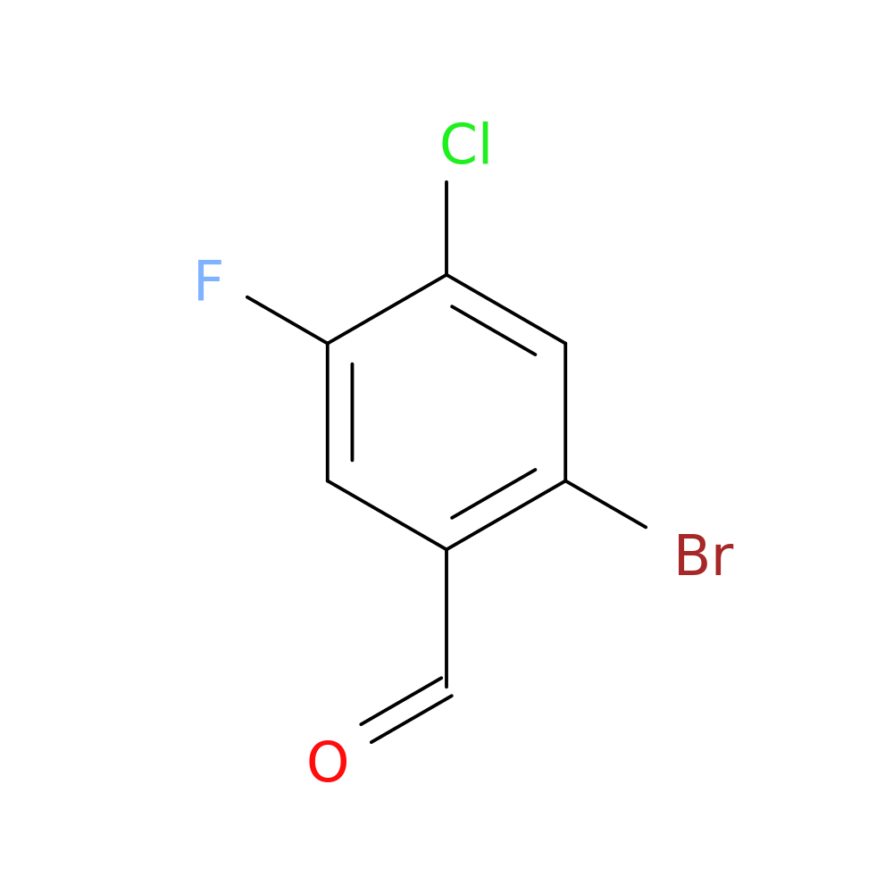 2-Bromo-4-chloro-5-fluorobenzaldehyde