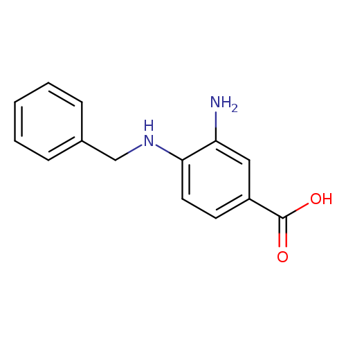 3-AMINO-4-BENZYLAMINO-BENZOIC ACID