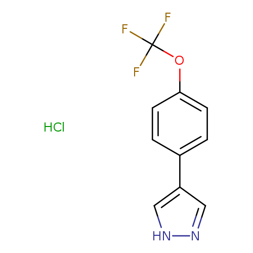 4-[4-(trifluoromethoxy)phenyl]-1H-pyrazolehydrochloride