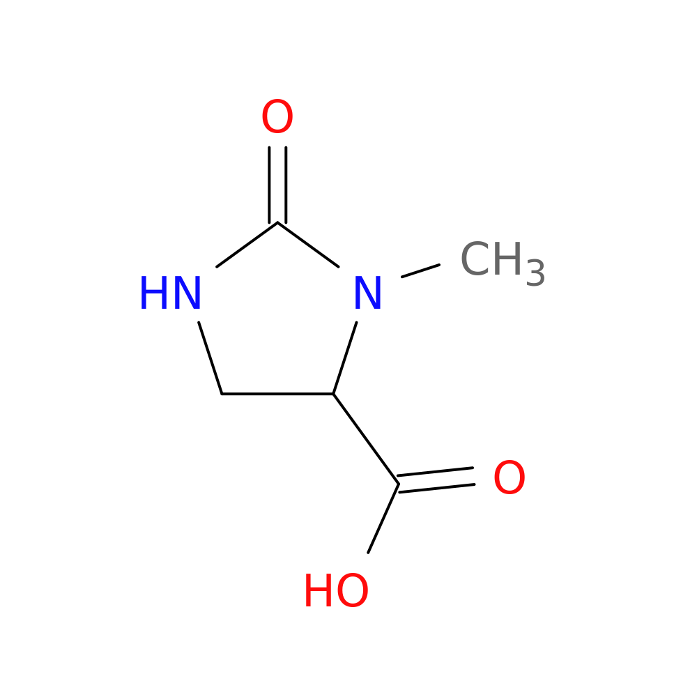 3-methyl-2-oxoimidazolidine-4-carboxylic acid