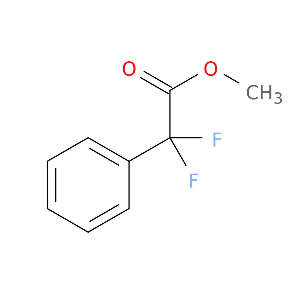 Benzeneacetic acid, a,a-difluoro-, methyl ester