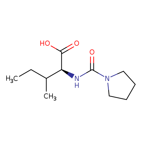 (2S)-3-methyl-2-[(pyrrolidine-1-carbonyl)amino]pentanoicacid
