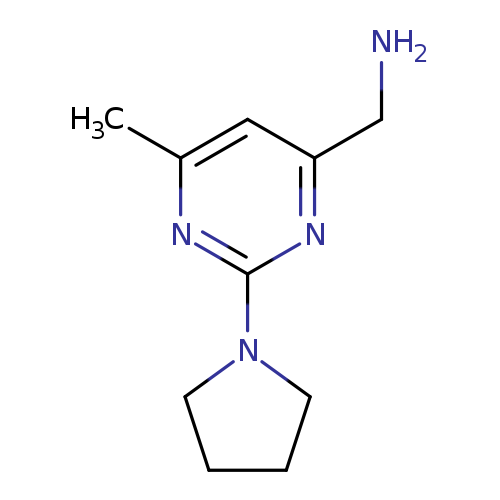 [6-Methyl-2-(pyrrolidin-1-yl)pyrimidin-4-yl]methanamine