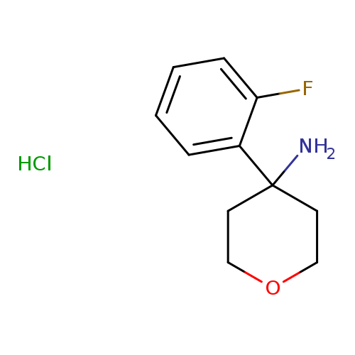 4-(2-Fluorophenyl)oxan-4-amine hydrochloride
