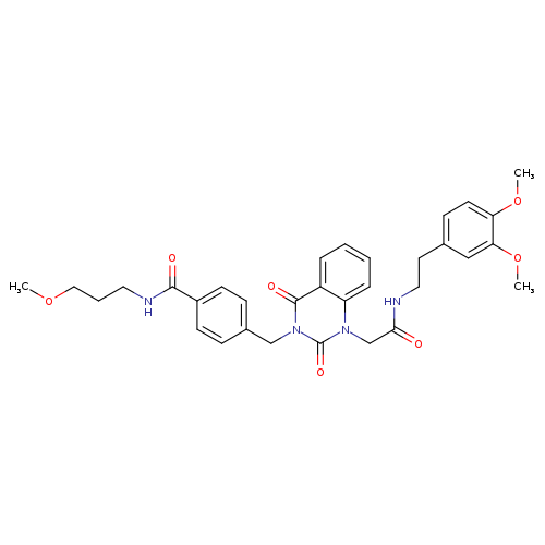 4-{[1-({[2-(3,4-dimethoxyphenyl)ethyl]carbamoyl}methyl)-2,4-dioxo-1,2,3,4-tetrahydroquinazolin-3-yl]methyl}-N-(3-methoxypropyl)benzamide