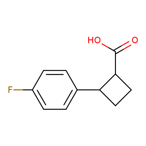 2-(4-fluorophenyl)cyclobutane-1-carboxylic acid