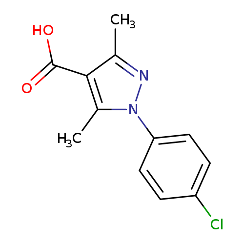1-(4-Chlorophenyl)-3,5-dimethyl-1H-pyrazole-4-carboxylic acid