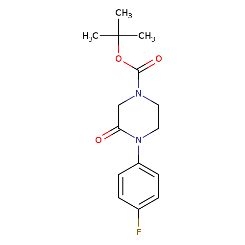 tert-Butyl 4-(4-fluorophenyl)-3-oxopiperazine-1-carboxylate