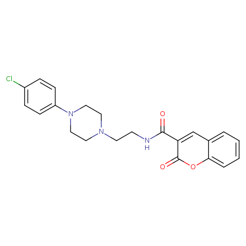 N-{2-[4-(4-chlorophenyl)piperazin-1-yl]ethyl}-2-oxo-2H-chromene-3-carboxamide