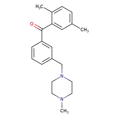 2,5-DIMETHYL-3'-(4-METHYLPIPERAZINOMETHYL) BENZOPHENONE