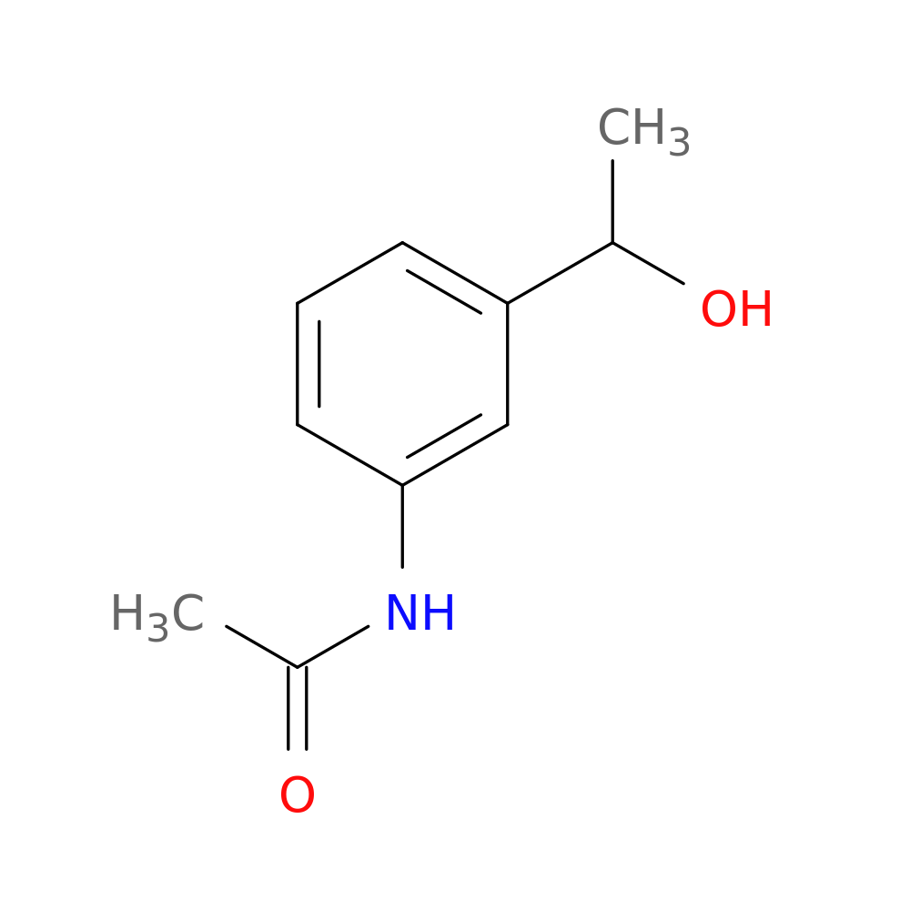 N-[3-(1-hydroxyethyl)phenyl]acetamide
