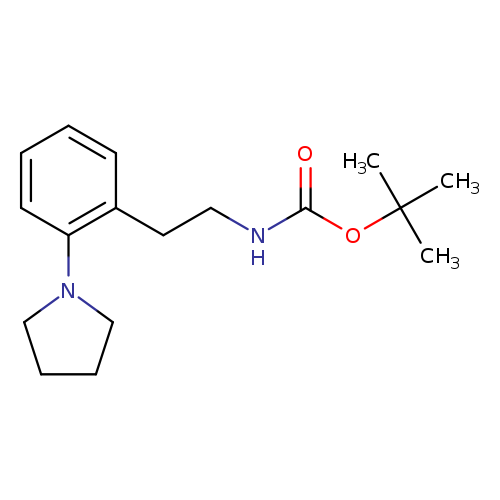 tert-butyl N-{2-[2-(pyrrolidin-1-yl)phenyl]ethyl}carbamate