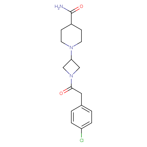 1-{1-[2-(4-chlorophenyl)acetyl]azetidin-3-yl}piperidine-4-carboxamide