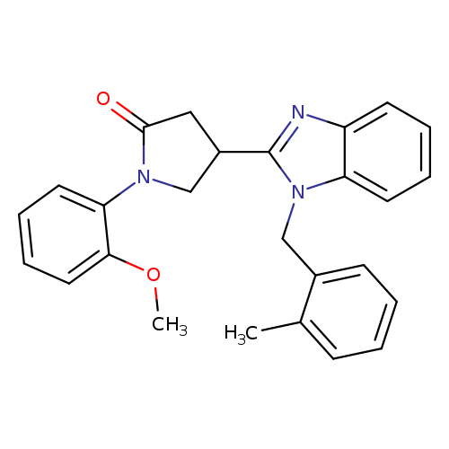 1-(2-methoxyphenyl)-4-{1-[(2-methylphenyl)methyl]-1H-1,3-benzodiazol-2-yl}pyrrolidin-2-one