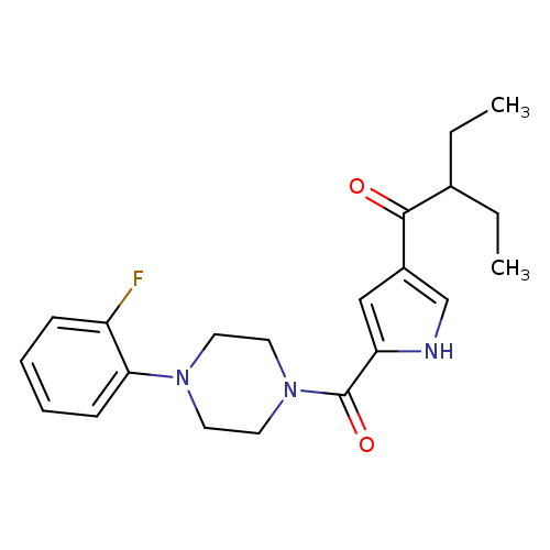2-ethyl-1-{5-[4-(2-fluorophenyl)piperazine-1-carbonyl]-1H-pyrrol-3-yl}butan-1-one
