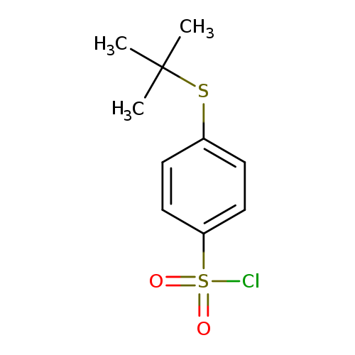 4-(tert-butylsulfanyl)benzene-1-sulfonyl chloride