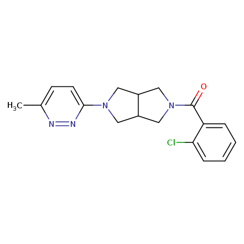 3-[5-(2-chlorobenzoyl)-octahydropyrrolo[3,4-c]pyrrol-2-yl]-6-methylpyridazine