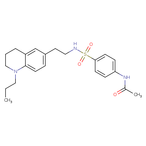 N-(4-{[2-(1-propyl-1,2,3,4-tetrahydroquinolin-6-yl)ethyl]sulfamoyl}phenyl)acetamide