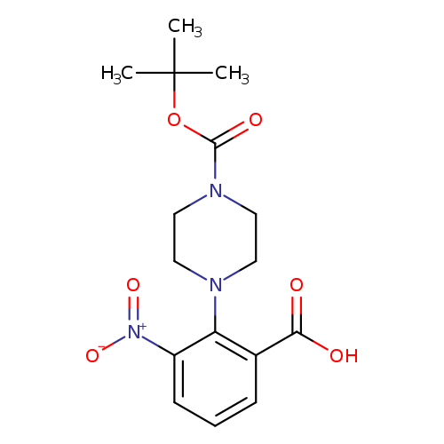 4-(2-CARBOXY-6-NITRO-PHENYL)-PIPERAZINE-1-CARBOXYLIC ACID TERTIER-BUTYL ESTER