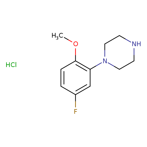 1-(5-fluoro-2-methoxyphenyl)piperazine hydrochloride