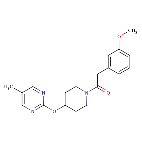 2-(3-methoxyphenyl)-1-{4-[(5-methylpyrimidin-2-yl)oxy]piperidin-1-yl}ethan-1-one