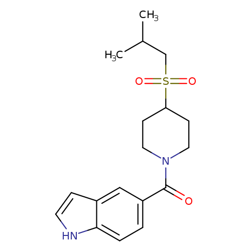 5-[4-(2-methylpropanesulfonyl)piperidine-1-carbonyl]-1H-indole