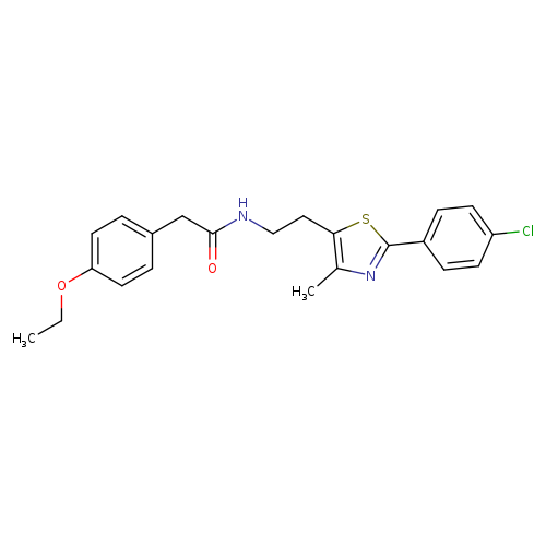 N-{2-[2-(4-chlorophenyl)-4-methyl-1,3-thiazol-5-yl]ethyl}-2-(4-ethoxyphenyl)acetamide