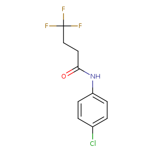 N-(4-chlorophenyl)-4,4,4-trifluorobutanamide