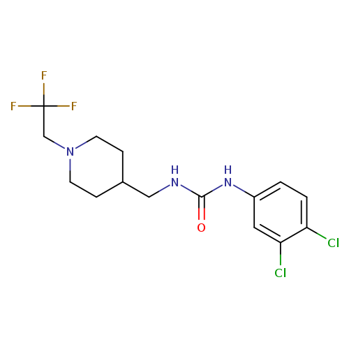 1-(3,4-dichlorophenyl)-3-{[1-(2,2,2-trifluoroethyl)piperidin-4-yl]methyl}urea
