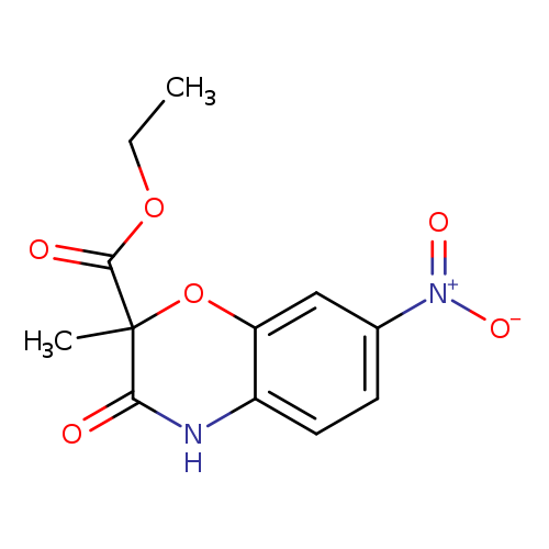 Ethyl 2-methyl-7-nitro-3-oxo-3,4-dihydro-2h-1,4-benzoxazine-2-carboxylate