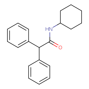 Benzeneacetamide, N-cyclohexyl-a-phenyl-